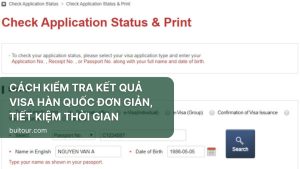 CÁCH KIỂM TRA KẾT QUẢ VISA HÀN QUỐC ĐƠN GIẢN, TIẾT KIỆM THỜI GIAN